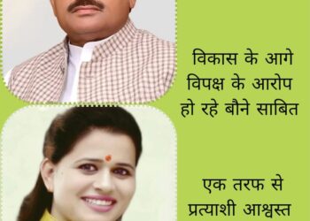 खुरई विधानसभा का संग्राम मात्र औपचारिकता बना, विकास के आगे विपक्ष के आरोप हो रहे बौने साबित, एक तरफ से प्रत्याशी आश्वस्त दूसरे खेमे मे मायूसी छाई