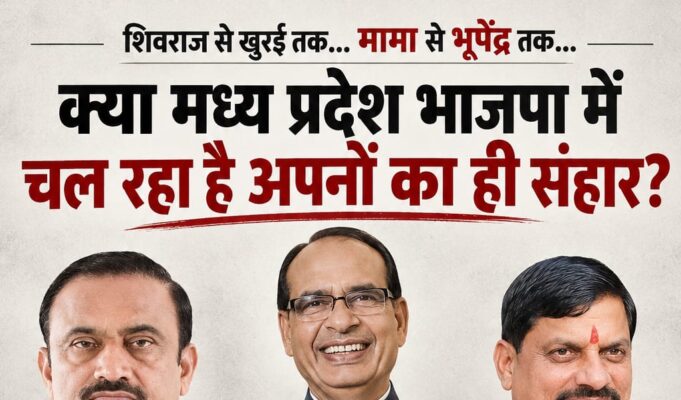 शिवराज सिंह (मामा) के बुधनी में आंसुओं से खुरई में भूपेंद्र सिंह के खिलाफ चक्रव्यूह तक… क्या मध्य प्रदेश भाजपा में चल रहा है अपनों का ही संहार?